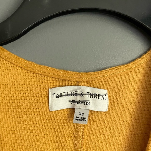 Texture & Thread Madewell Button Front Tank Dress Womens Size Small - Picture 4 of 6